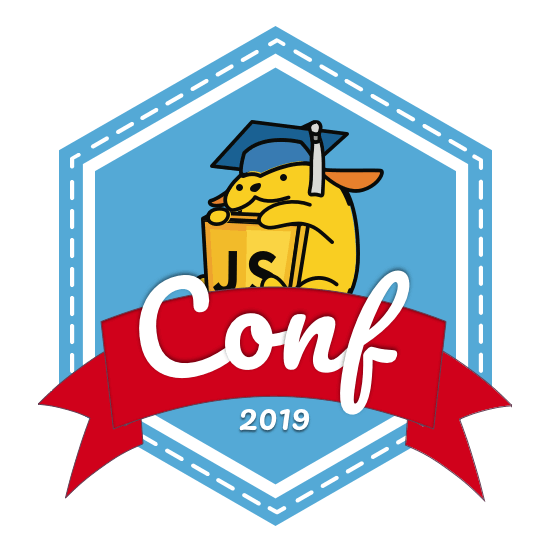 The JavaScript for WordPress 2019 Conference Wapuu Logo